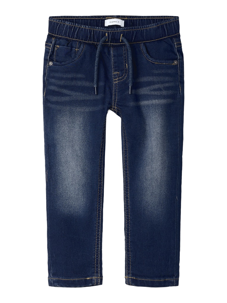 Name It lasten Farkut Slim Fit Sweat Jeans, tummansininen