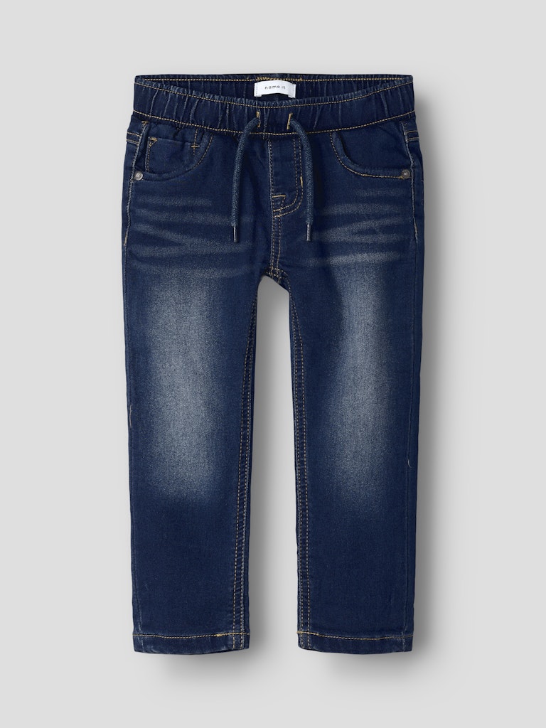 Name It lasten Farkut Slim Fit Sweat Jeans, tummansininen