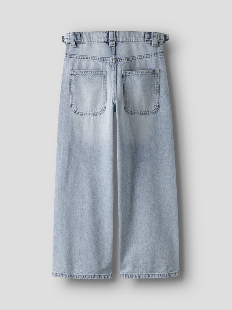 Name It lasten farkut NKFBELLA SKATER BUCKLE JEANS, vaaleansininen