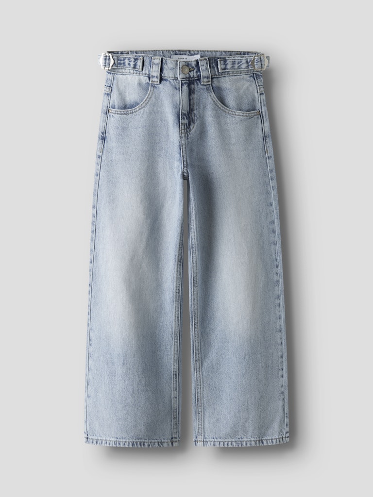 Name It lasten farkut NKFBELLA SKATER BUCKLE JEANS, vaaleansininen