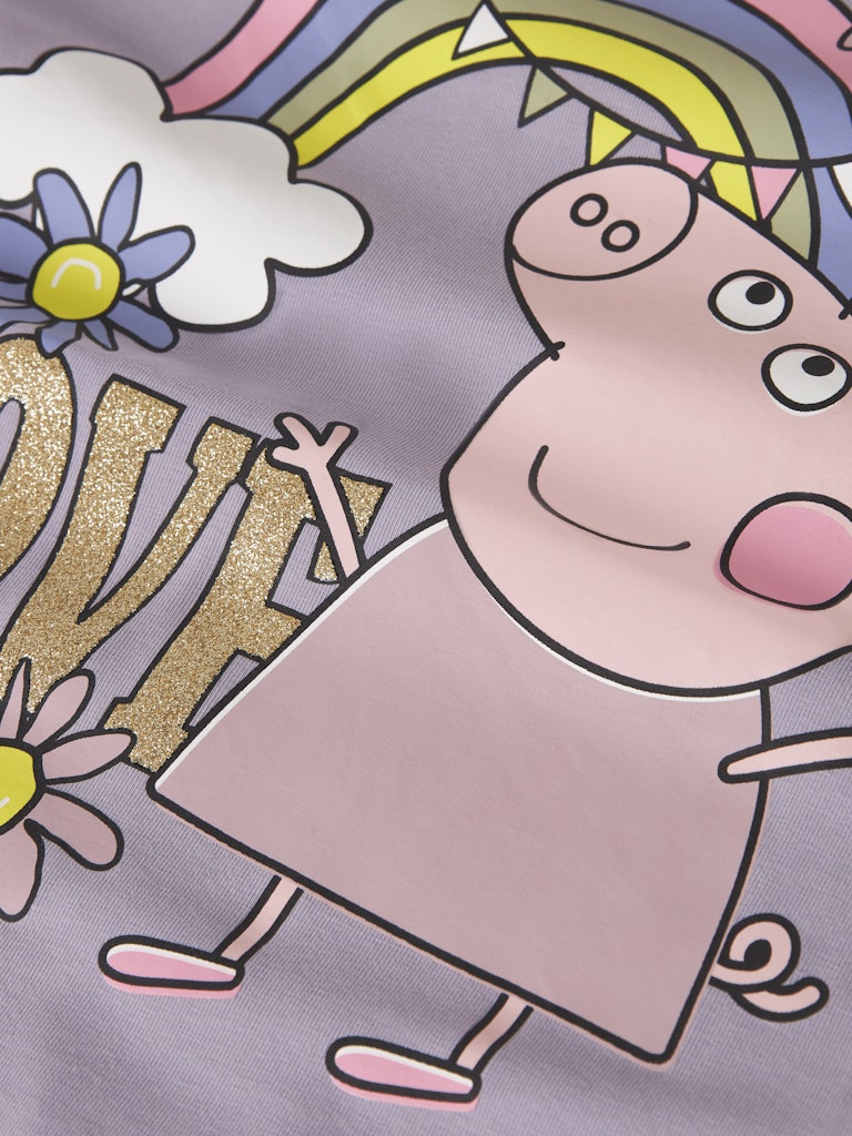 Name It lasten pitkähihainen paita NMFDADA PEPPA LS NREG TOP, violetti