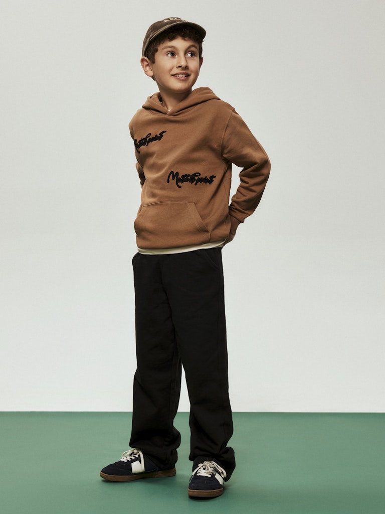 Name It lasten housut NKMTOM STRAIGHT SWEAT PANT, musta