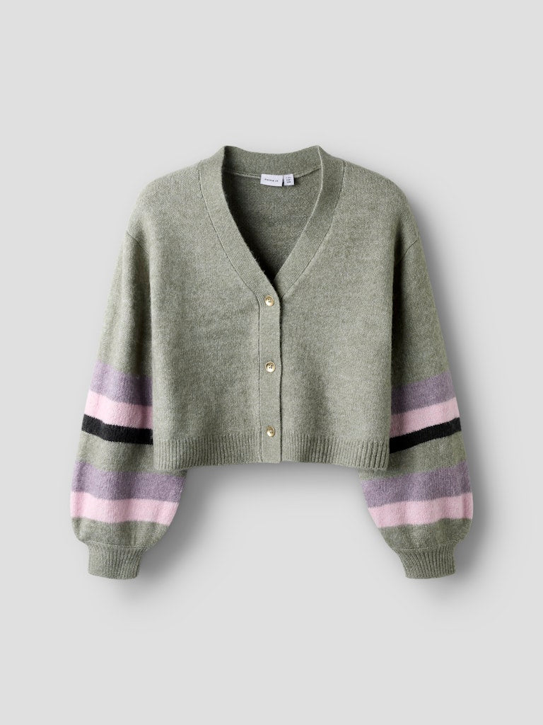 Name It lasten neuletakki NKFBELEN Knit Card, vaaleanvihreä