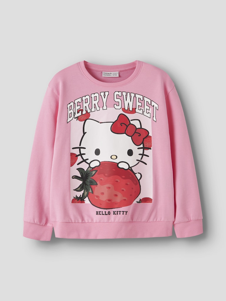 Name It lasten collegepaita Hello Kitty, vaaleanpunainen