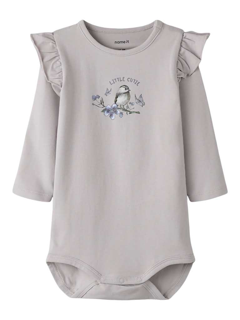 Name It body NBFBIRDY LS BODY, vaalea lila
