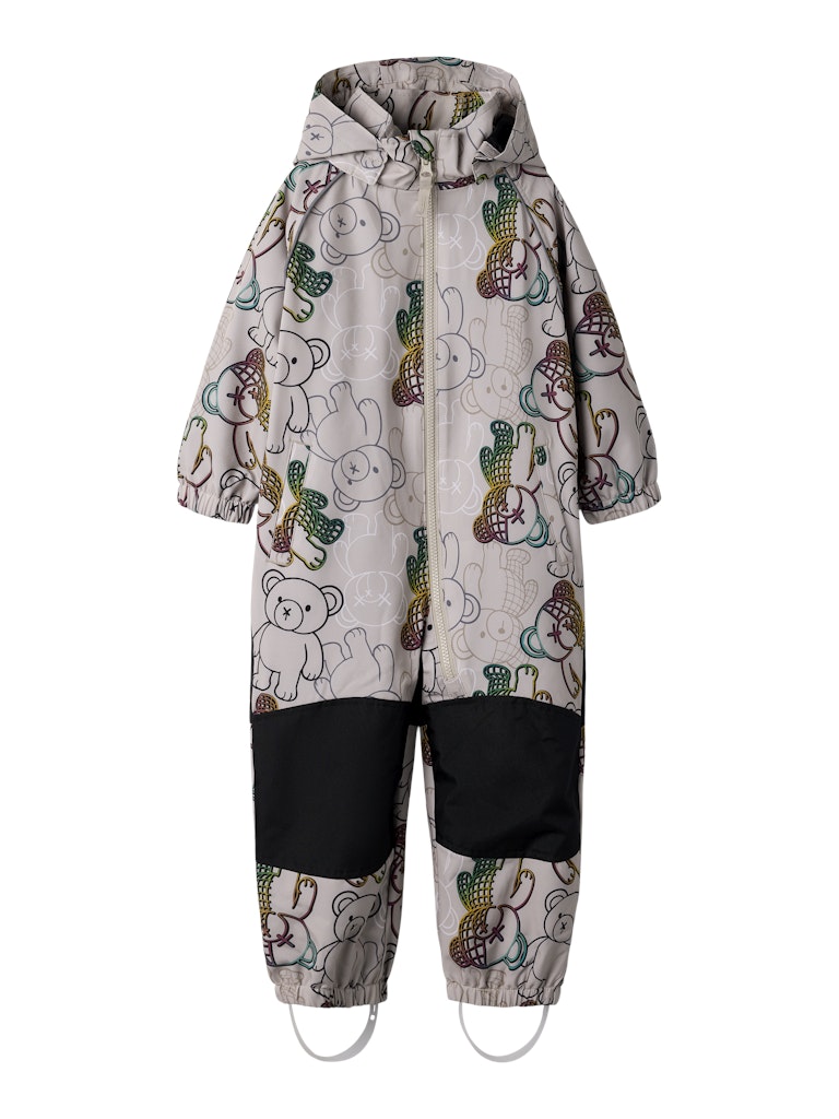 Name It lasten välikausihaalarit NMMALFASHELL08 Suit AOP FO, harmaa kuosillinen