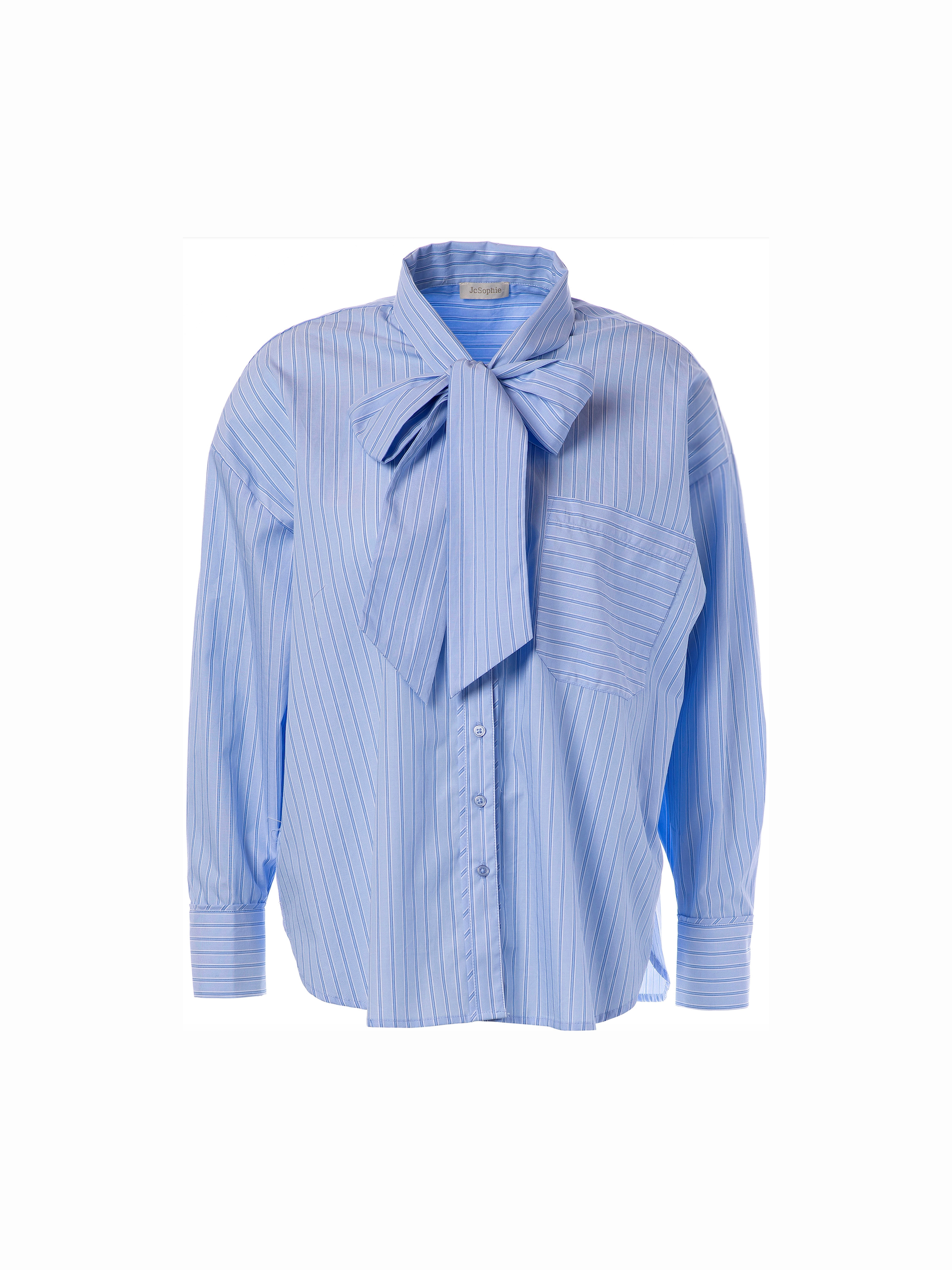 JcSophie naisten pusero, JODY BLOUSE Raidallinen Sininen