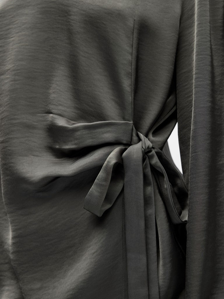 Object naisten pusero Chilli O-Neck Top, Gunmetal