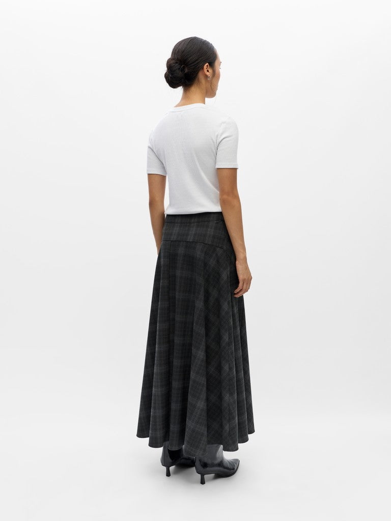Object hame Diena Long Skirt, musta ruutu