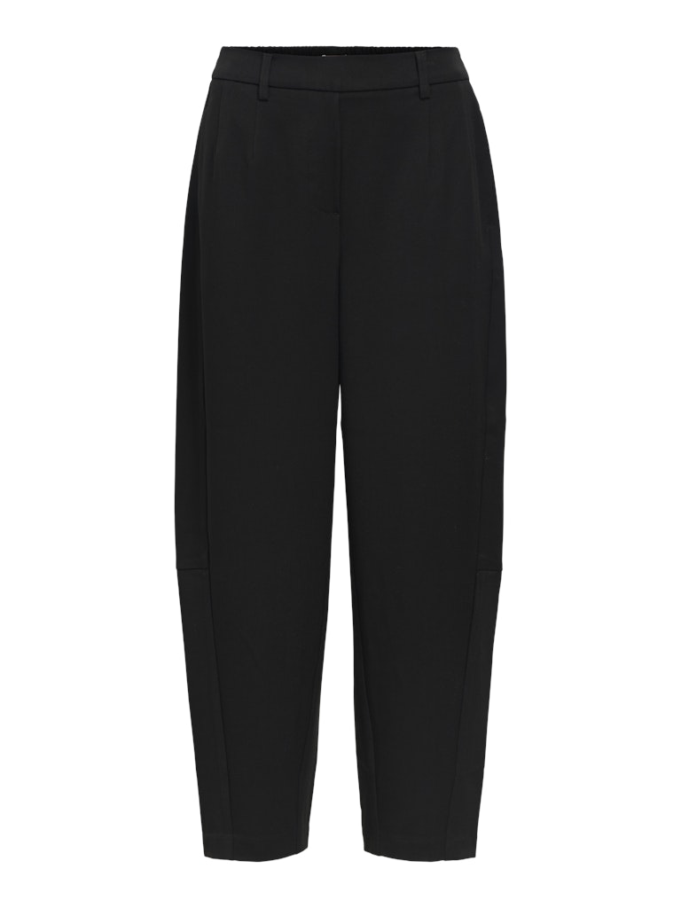 Object naisten housut Lisa HW Ankle Barrel Pant, musta
