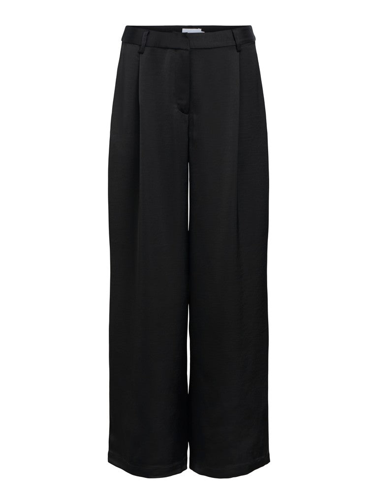 Object naisten housut Chilli Wide Pants, musta