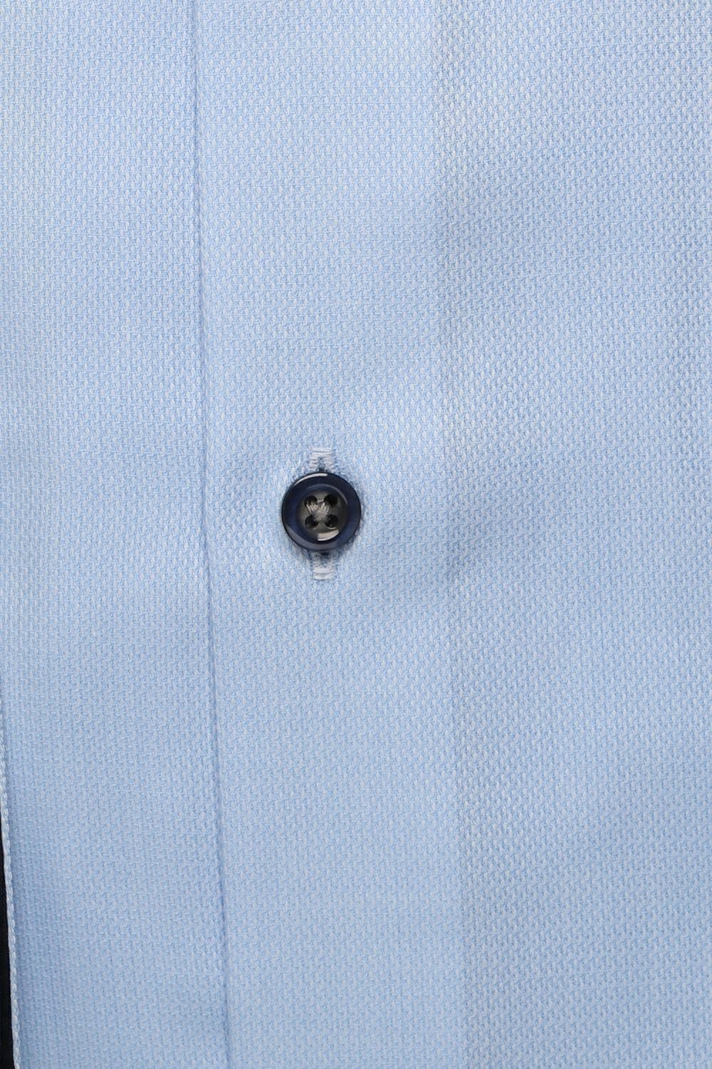 Olymp kauluspaita Luxor Modern Fit Contrast Print, vaaleansininen