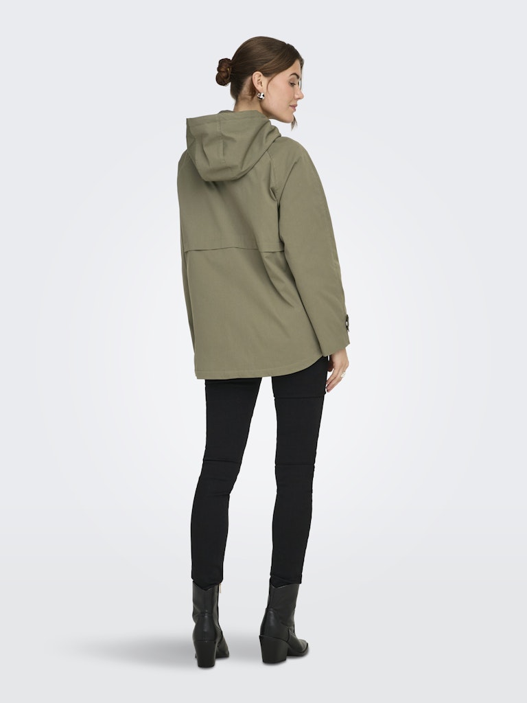 Only naisten takki ONLORCHID Casual Jacket, tummanvihreä