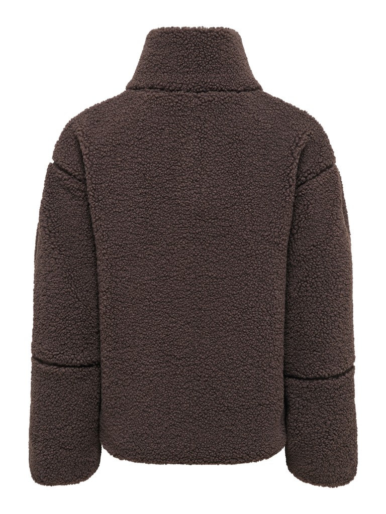 Only naisten Teddytakit Aspen, tummanruskea