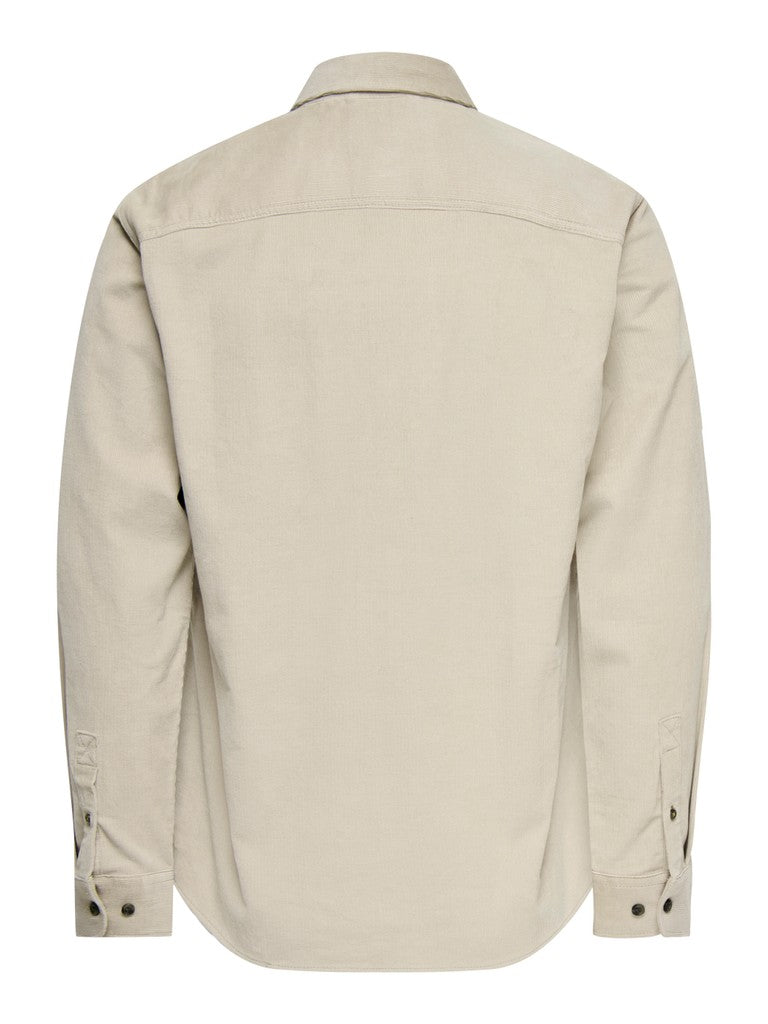 Only & Sons miesten kauluspaita Michael, Silver Lining