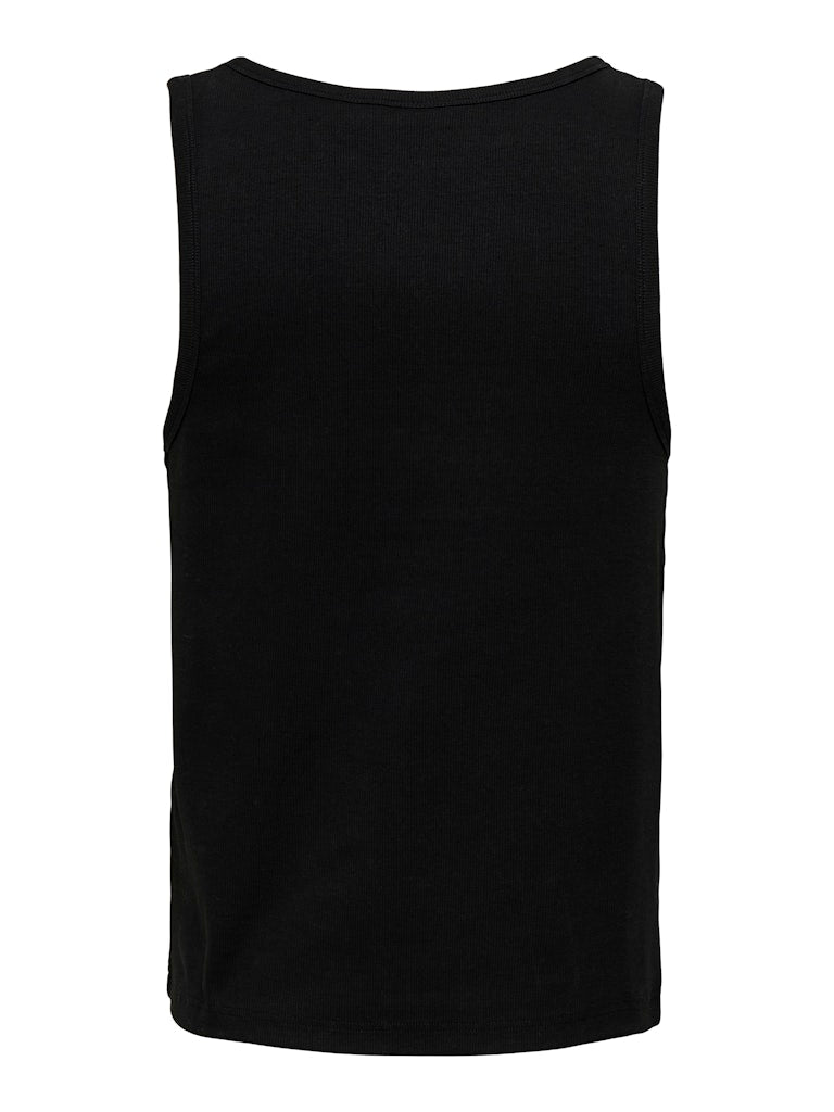 Only & Sons miesten hihaton paita ONSTanner, musta