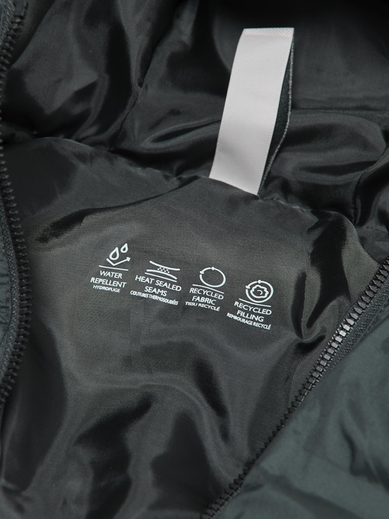 Only and Sons miesten takki K UNION SEAMLES LIFE HOOD PUFFER JACKET, musta