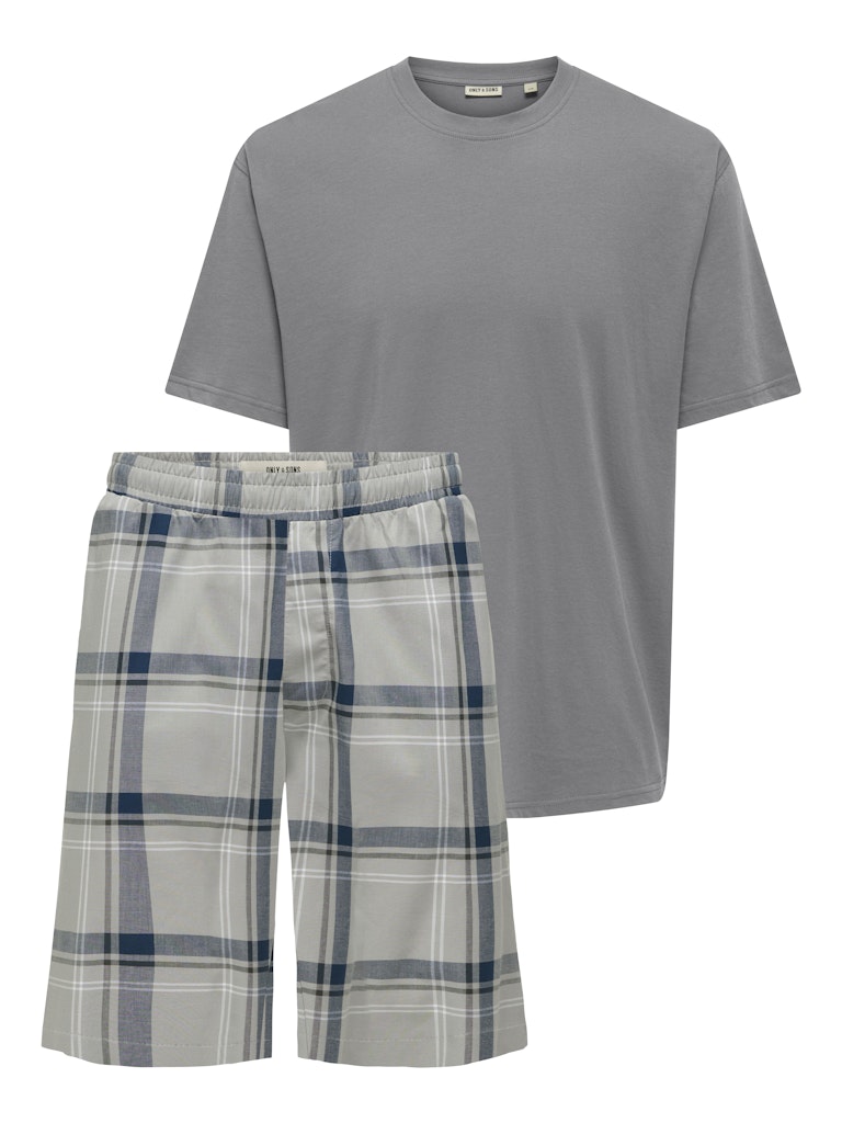 Only and Sons pyjamasetti, ONSBILLIE SHORTS LOUNGE GIFTBOX Griffin