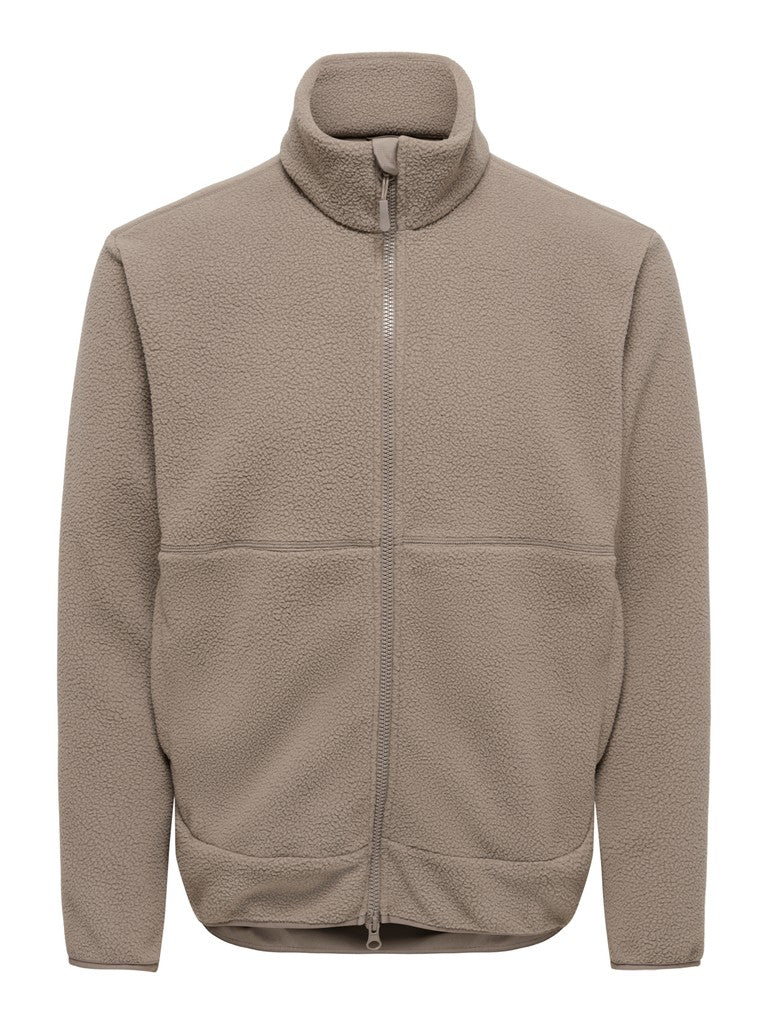 Only and Sons miesten fleecetakki Jason, Walnut
