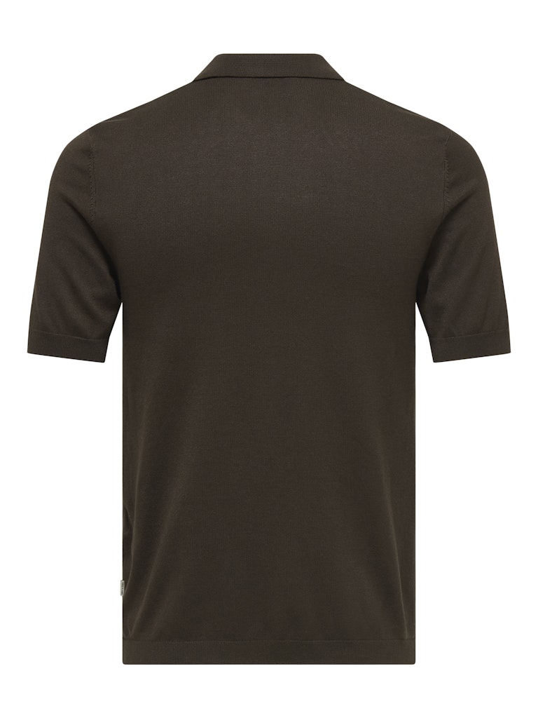 Only and Sons miesten pikeepaita Wyler, Coffee Bean