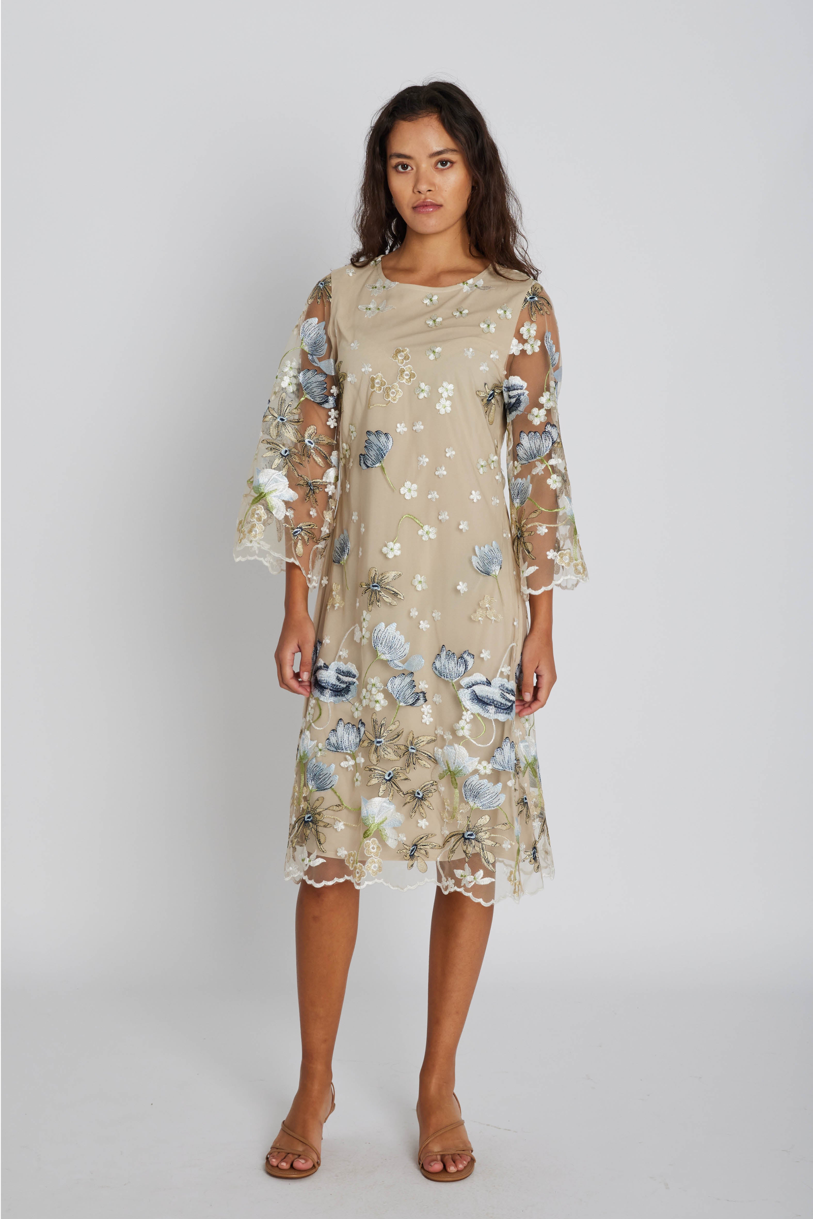 Philosophy Blues Original mekko Poppy Dress, monivärinen kuosi