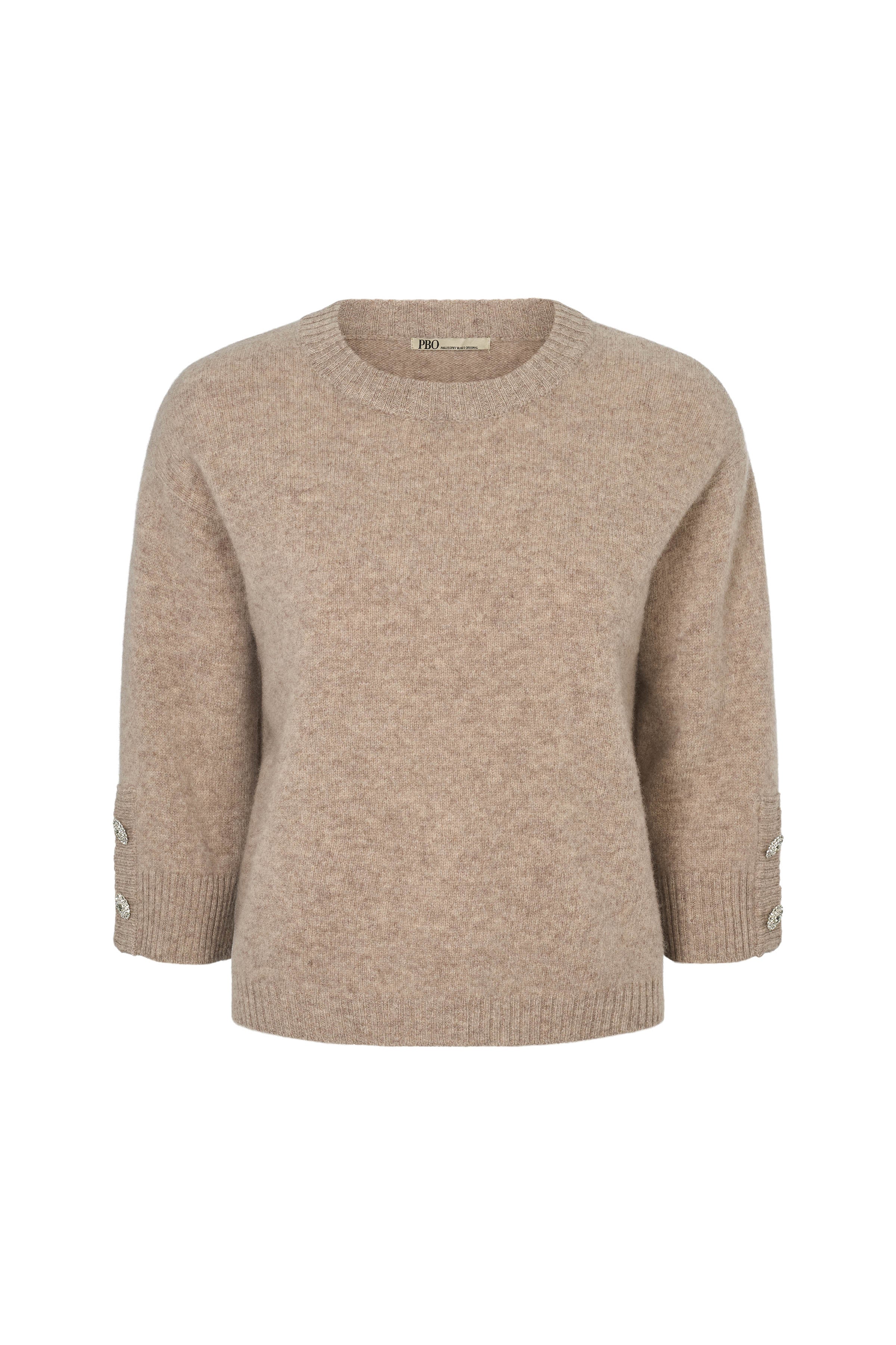 Philosophy Blues Original naisten neulepusero Joba Knit Sweater, beige