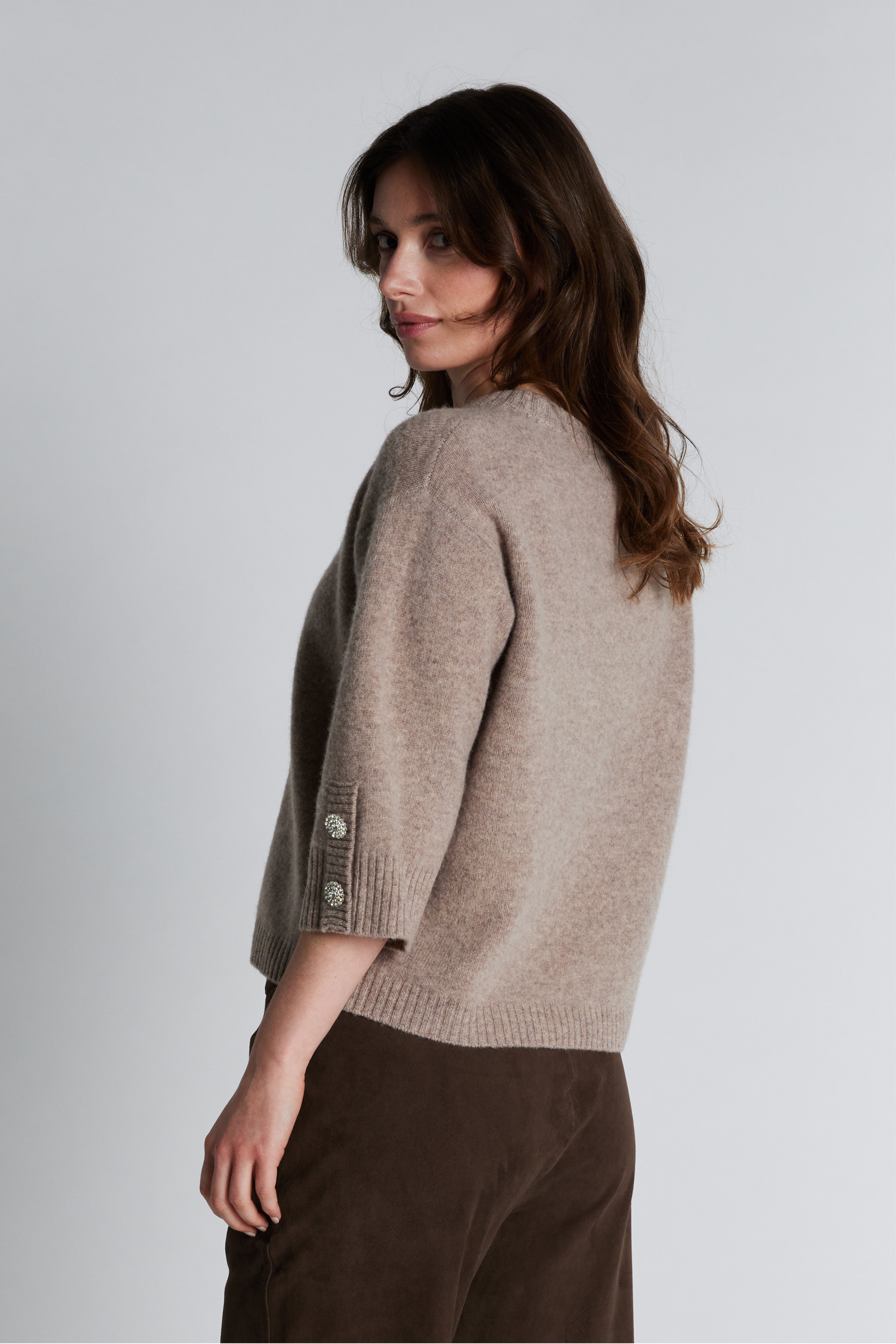 Philosophy Blues Original naisten neulepusero Joba Knit Sweater, beige