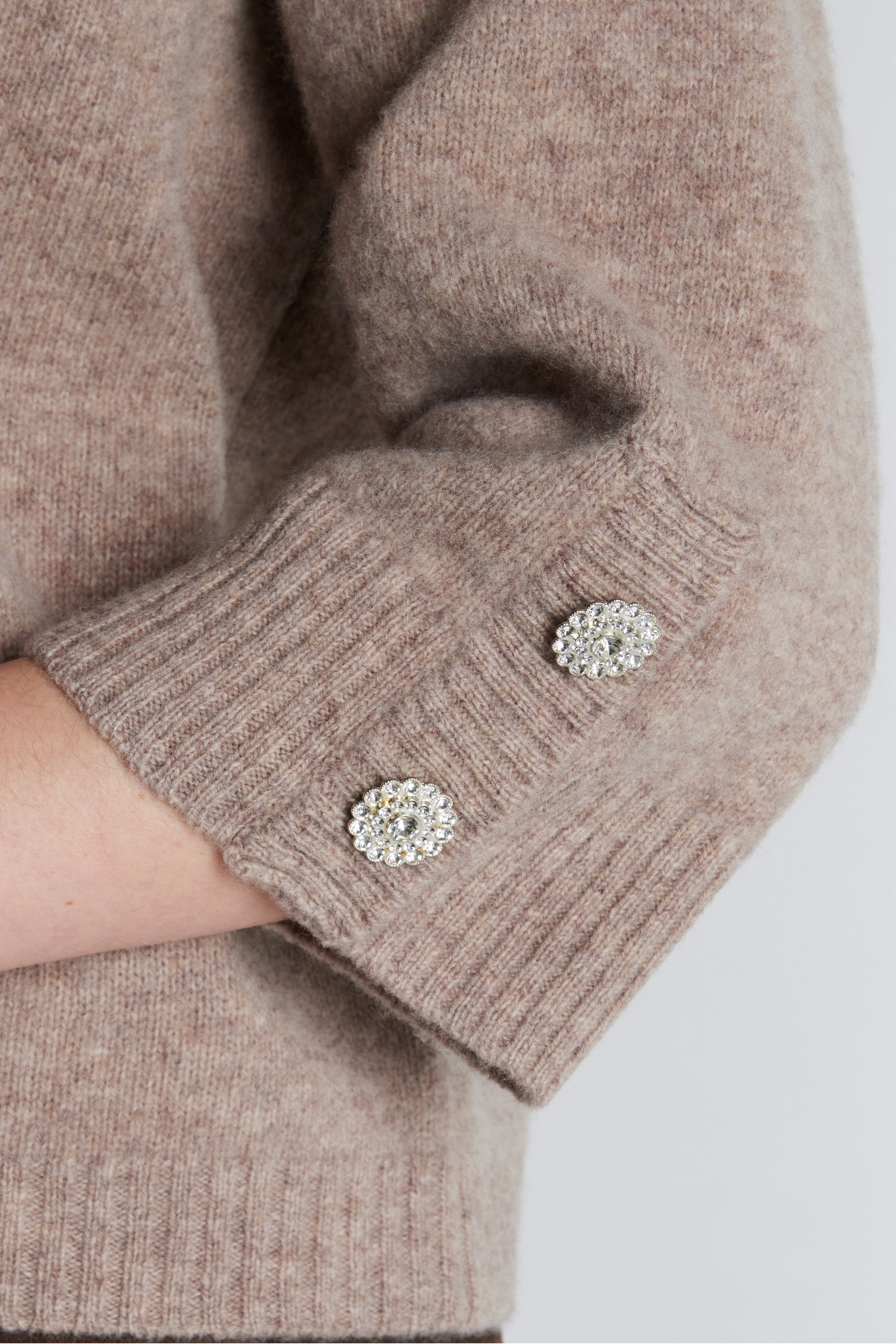 Philosophy Blues Original naisten neulepusero Joba Knit Sweater, beige