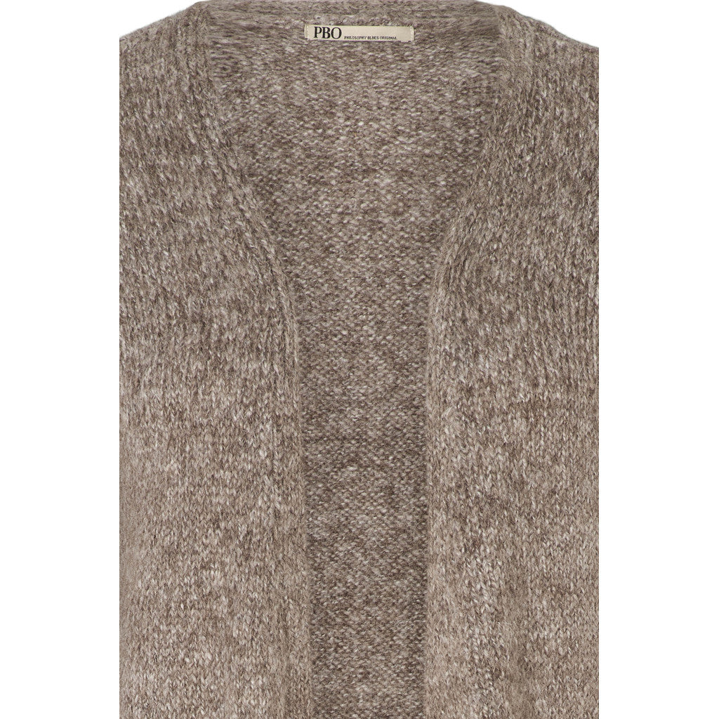 Philosophy Blues Original naisten neuletakki Mima Knit Sweater, Chocolate chip