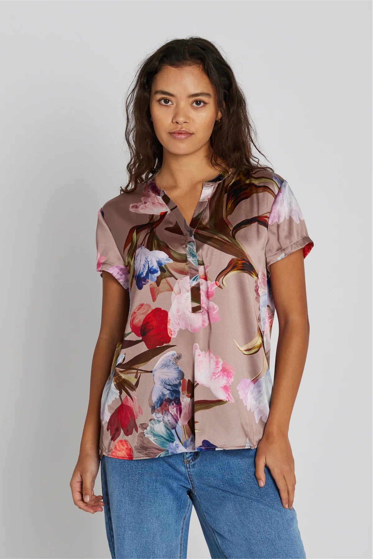 Philosophy Blues Original naisten pusero Blaine Top, monivärinen kuosi