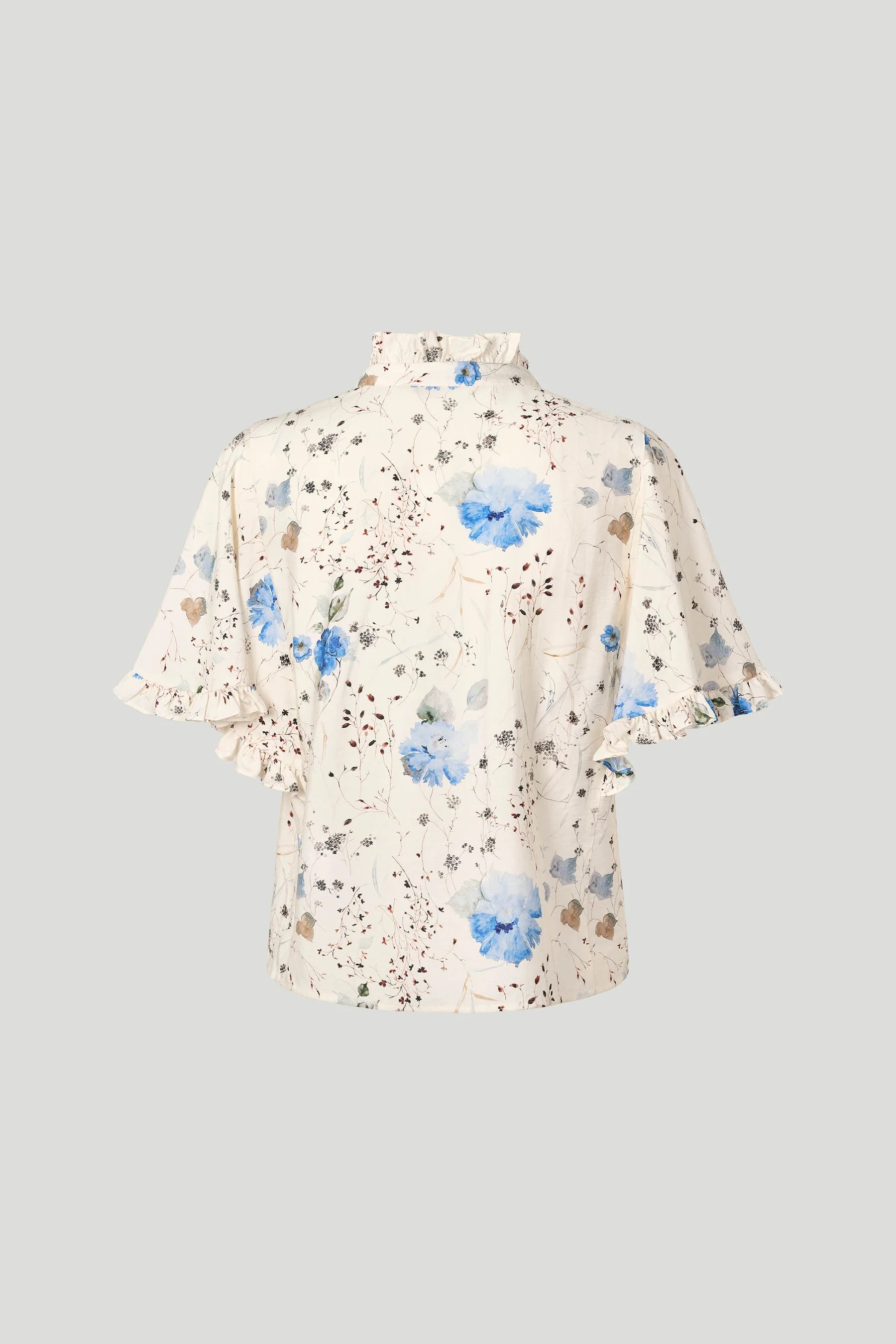 Philosophy Blues Original naisten pusero Diversity Shirt, valkopohjainen kuosi