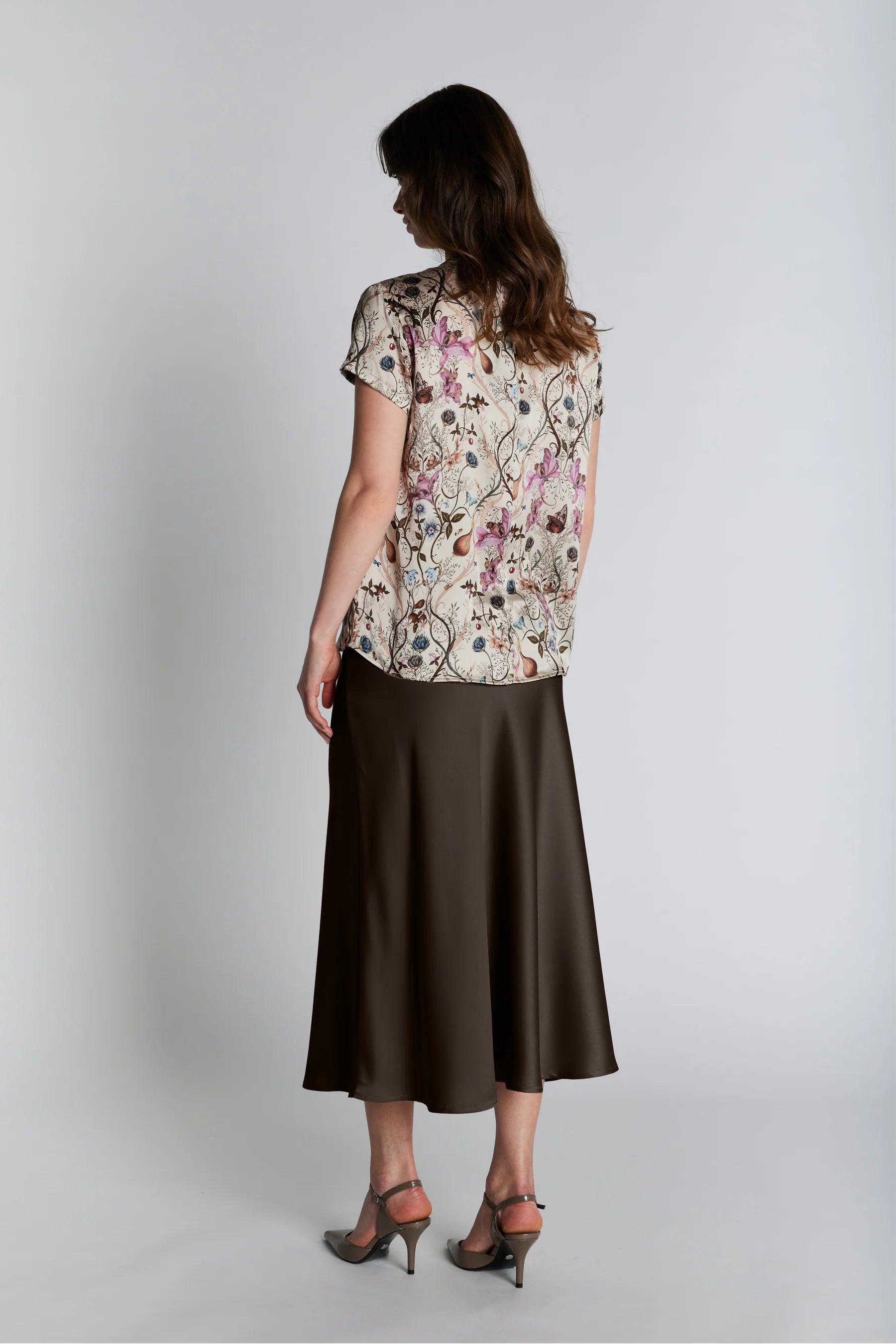 Philosophy Blues Original naisten hame Ello Skirt, tummanruskea