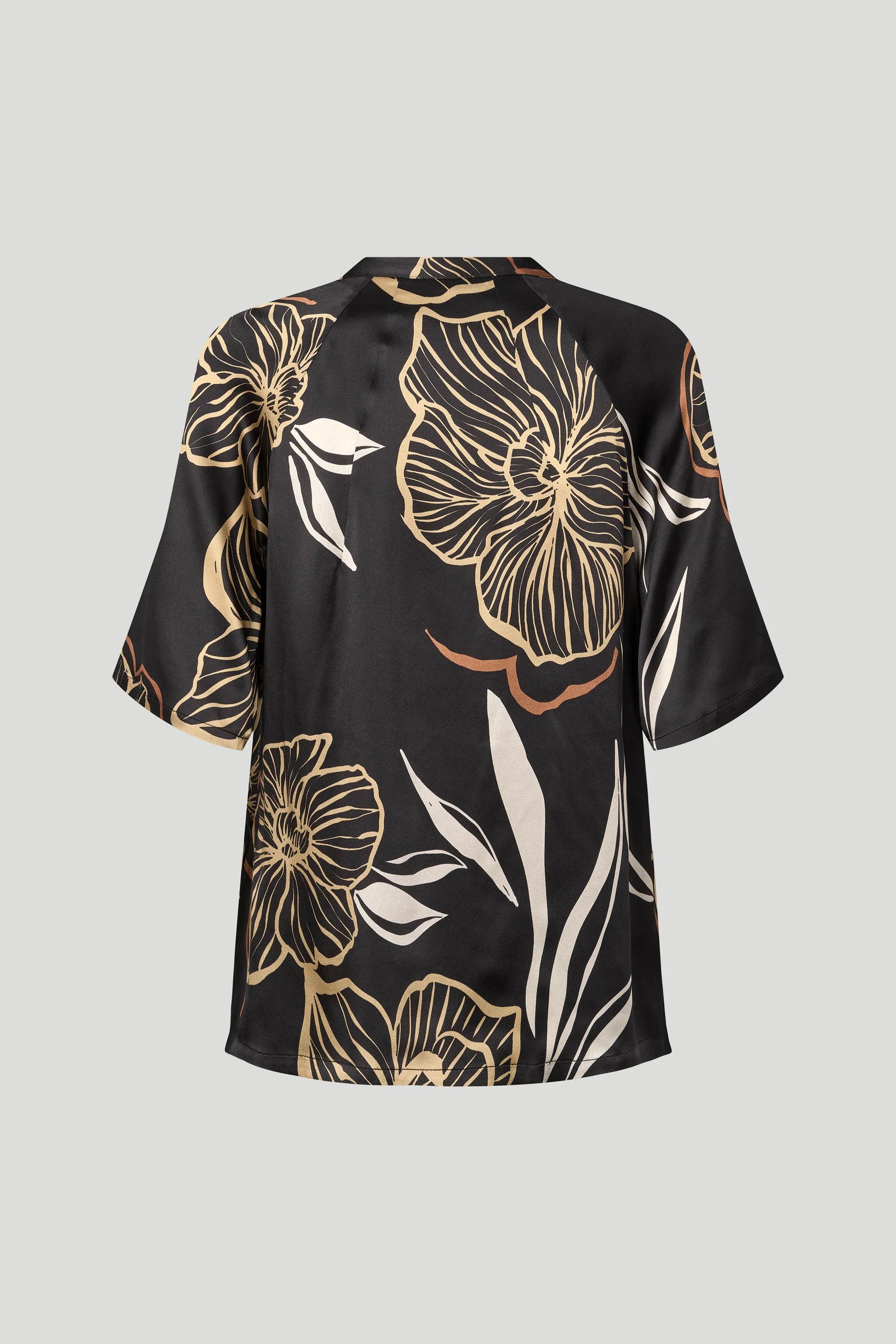 Philosophy Blues Original naisten pusero Indana Blouse, musta kuosi