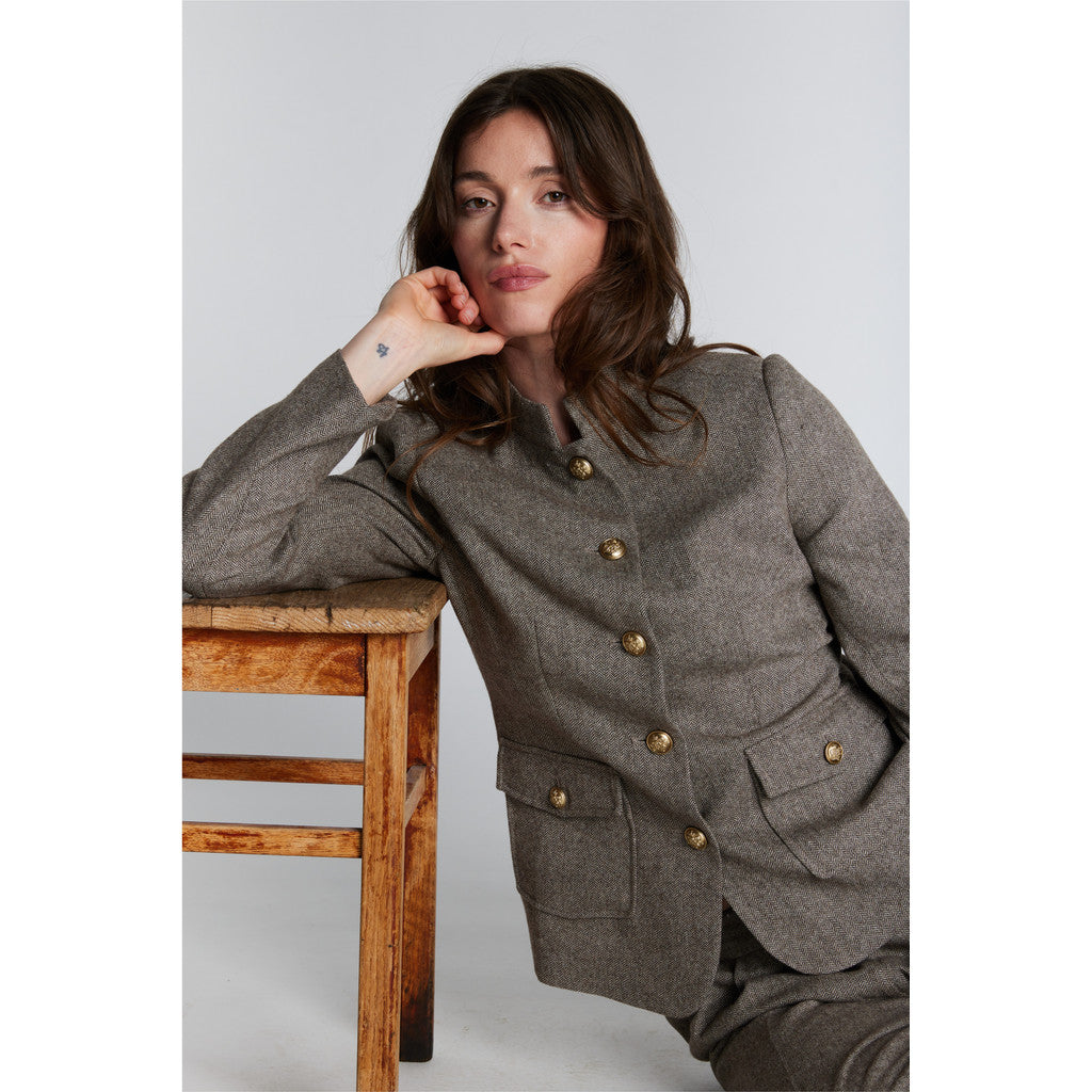 Philosophy Blues Original naisten bleiseri Softie Blazer, ruskea
