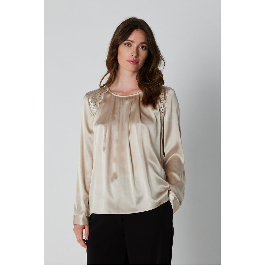 Philosophy Blues Original naisten paitapusero Laura Blouse, Champagne