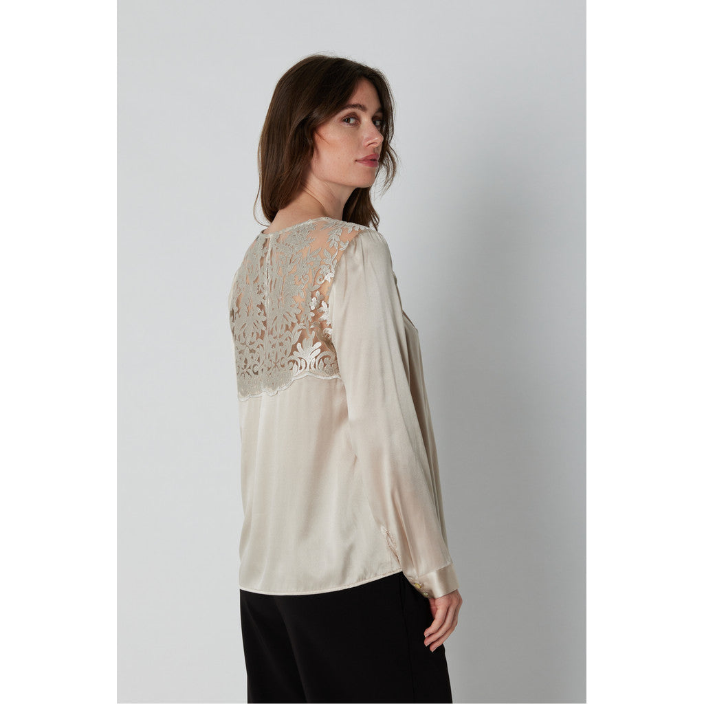 Philosophy Blues Original naisten paitapusero Laura Blouse, Champagne