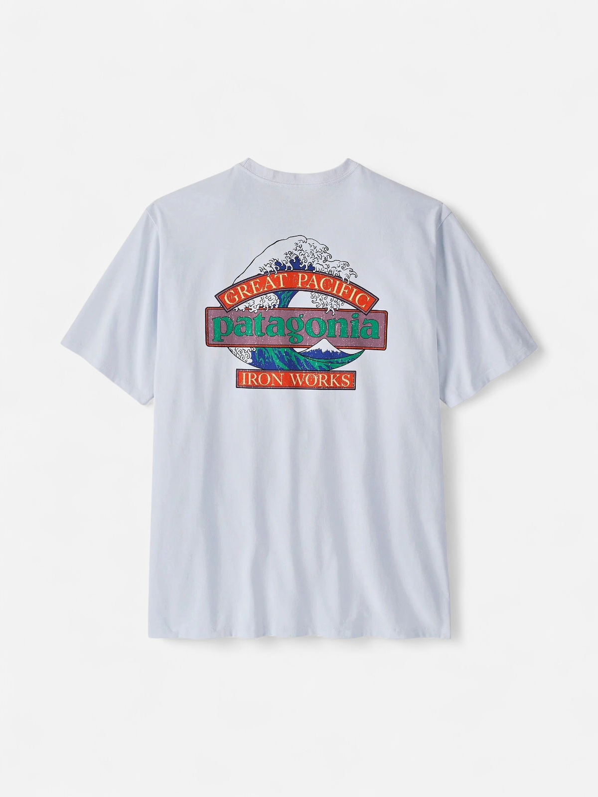 Patagonia miesten t-paita M's Great Waves Responsibili-Tee, valkoinen - Kekäle.fi