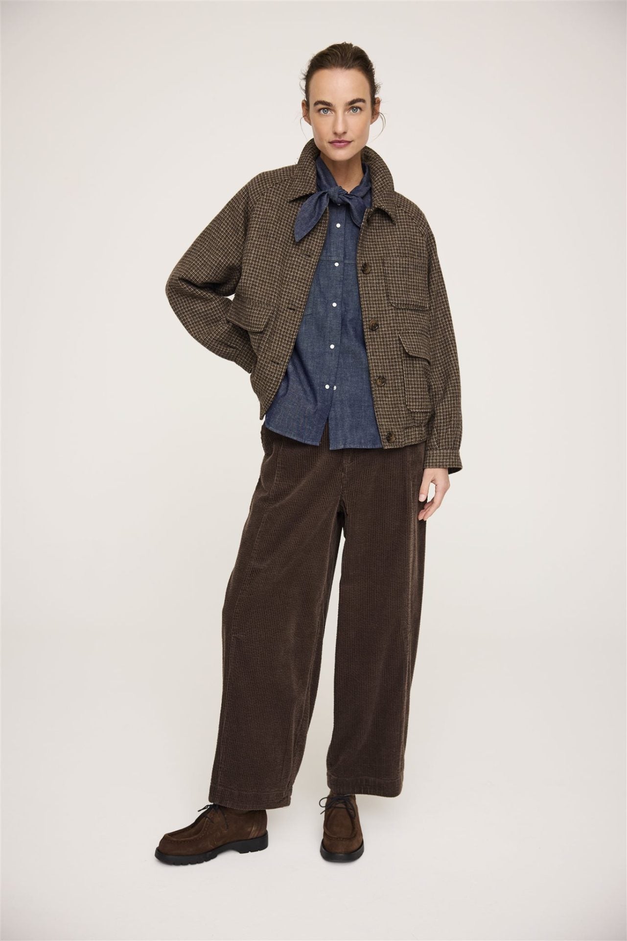 JcSophie naisten paitapusero Plum Blouse, tummansininen