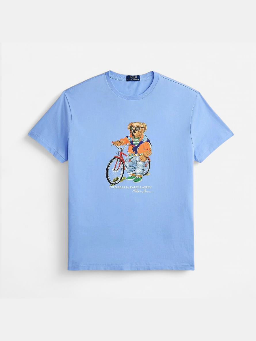 Polo Ralph Lauren miesten T-paita Polo Bear, Vaaleansininen - Kekäle.fi