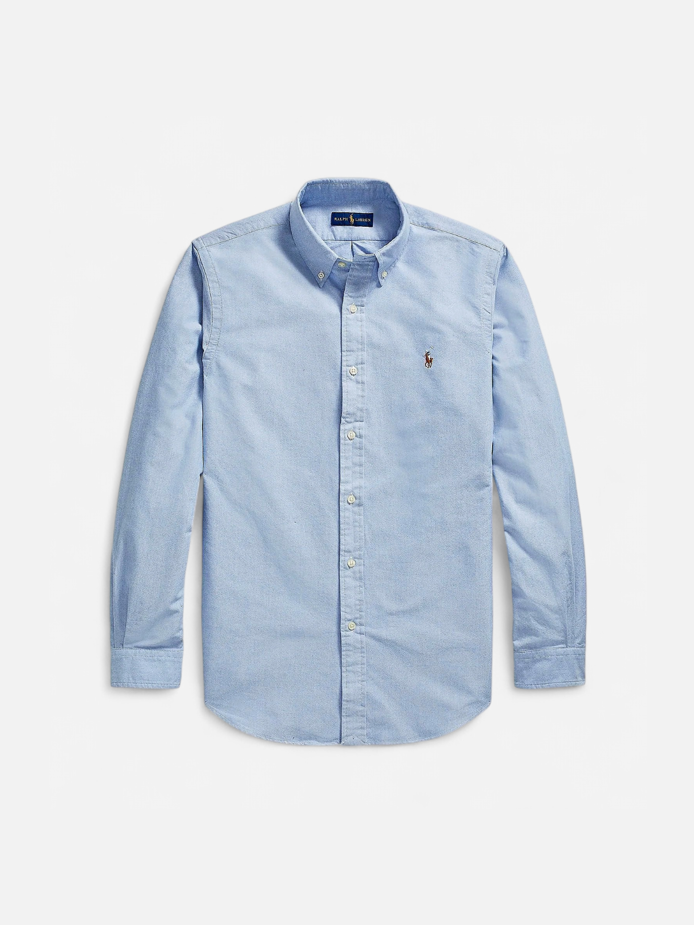 Polo Ralph Lauren miesten kauluspaita Custom Fit Oxford Shirt, vaaleansininen - Kekäle.fi