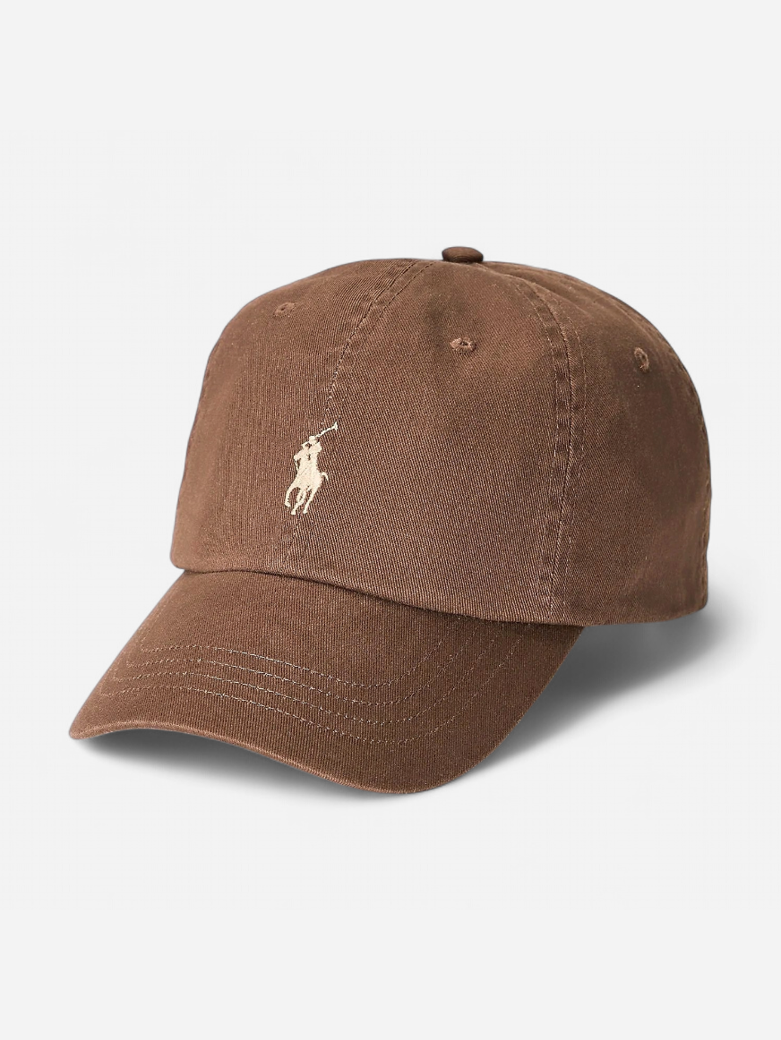Polo Ralph Lauren miesten lippis Polo Cotton Ball Cap, keskiruskea - Kekäle.fi