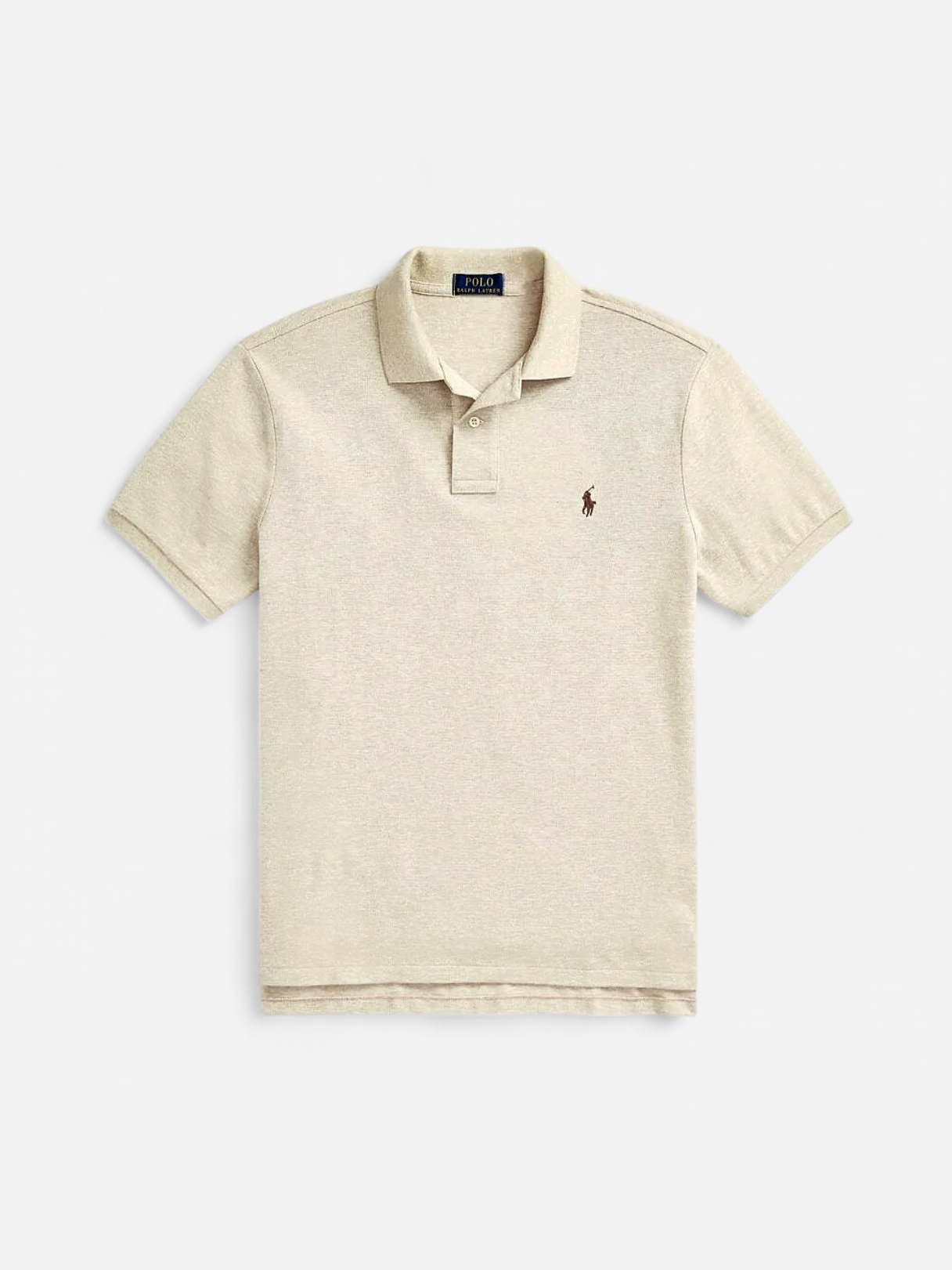 Polo Ralph Lauren miesten pikeepaita Iconic Mesh Polo Shirt Seasonal, kerma - Kekäle.fi