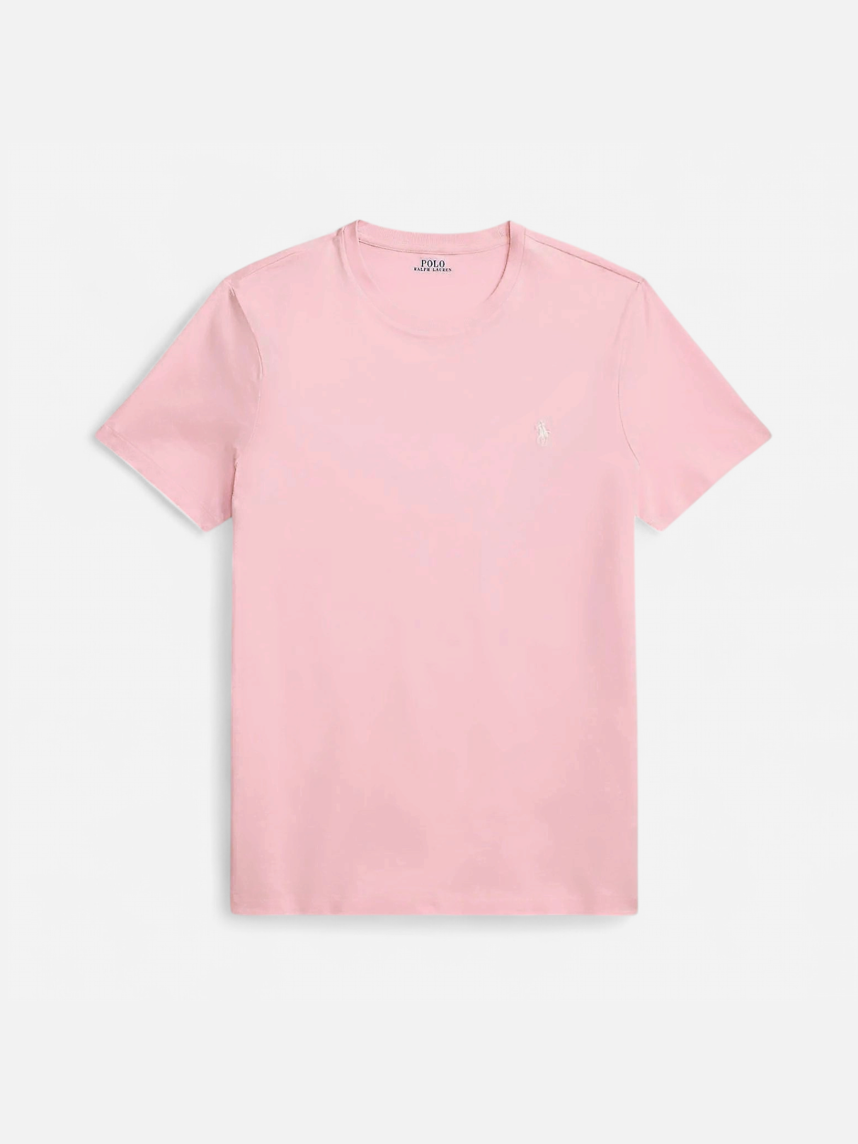 Polo Ralph Lauren miesten t-paita Custom Slim Fit T-Shirt Seasonal Color, vaaleanpunainen - Kekäle.fi