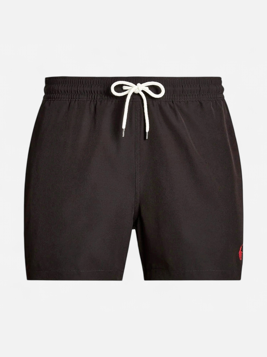 Polo Ralph Lauren miesten uimashortsit Traveler-Mid-Trunk, Musta - Kekäle.fi