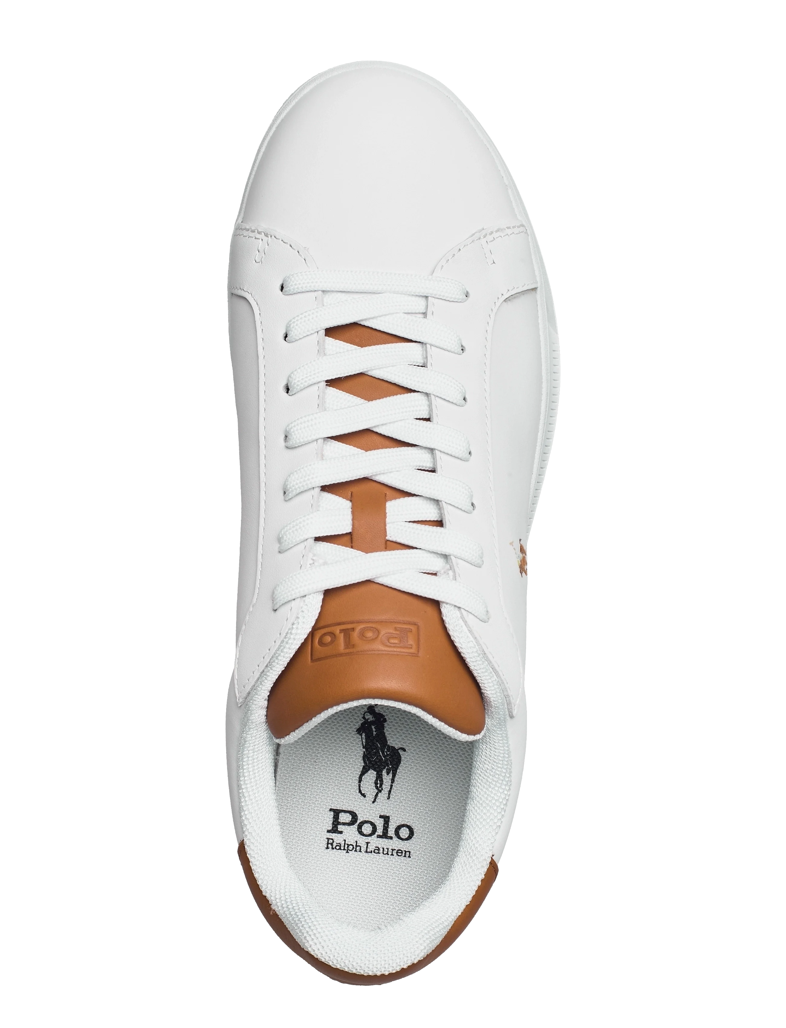 Polo Ralph Lauren miesten Tennarit Heritage Court II, valkoinen