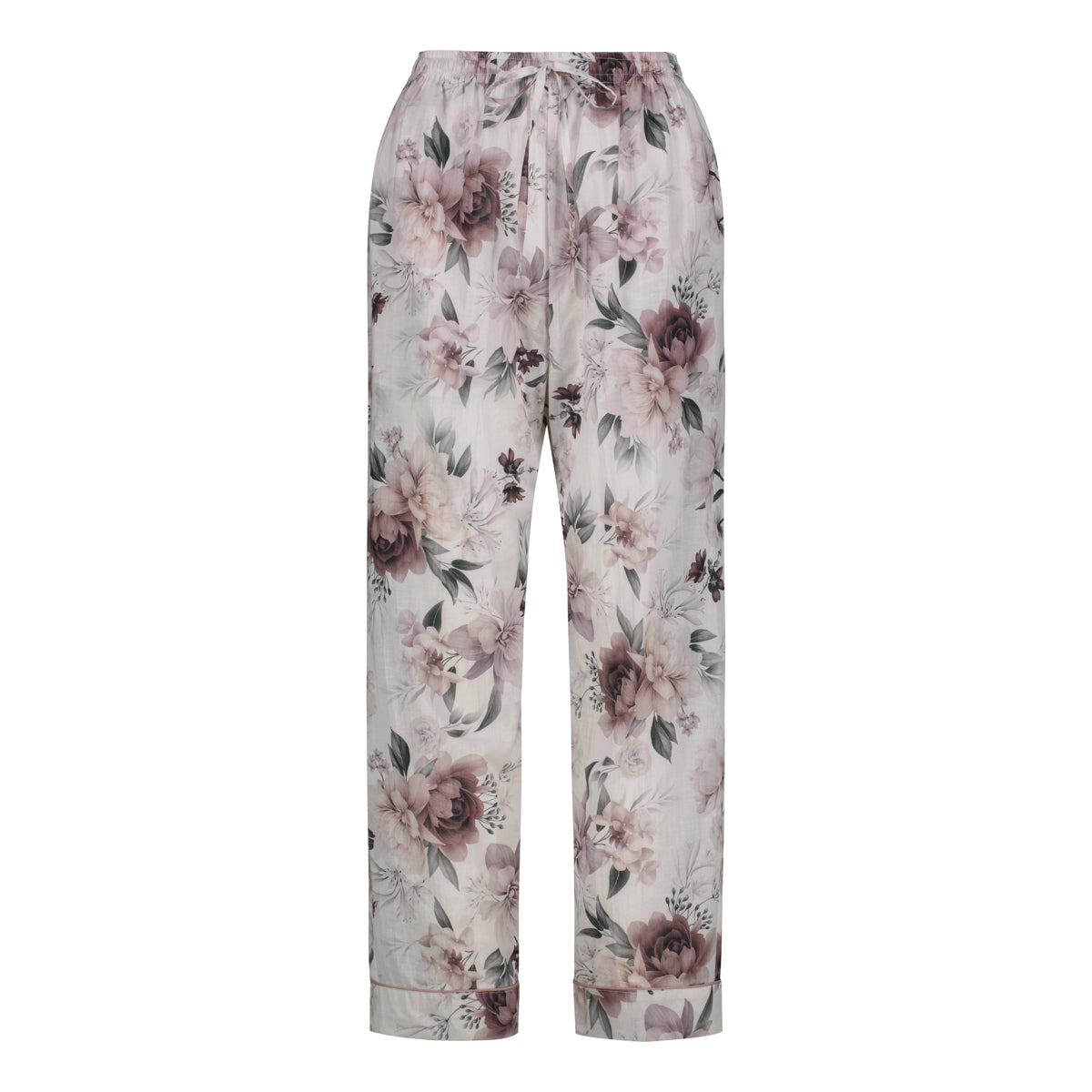 Klement naisten pyjama Bea Pyjama, valkopohjainen kuosi