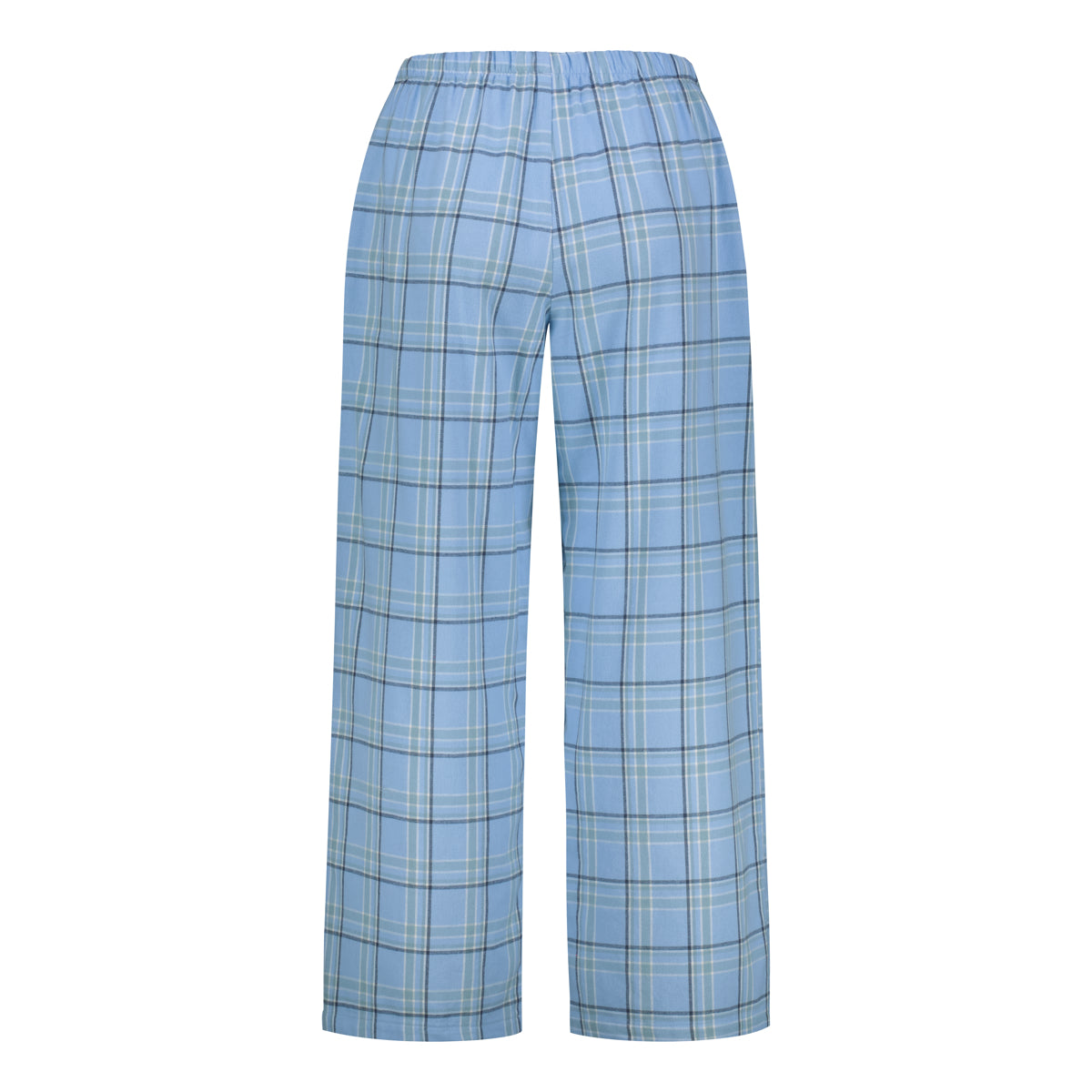 Klement naisten pyjamahousut Kia ruutuhousu, sininen