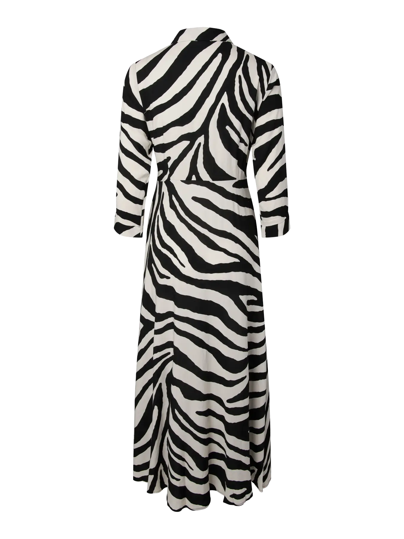 Y.A.S mekko Yassavanna Long Shirt Dress, Birch Zebra Print