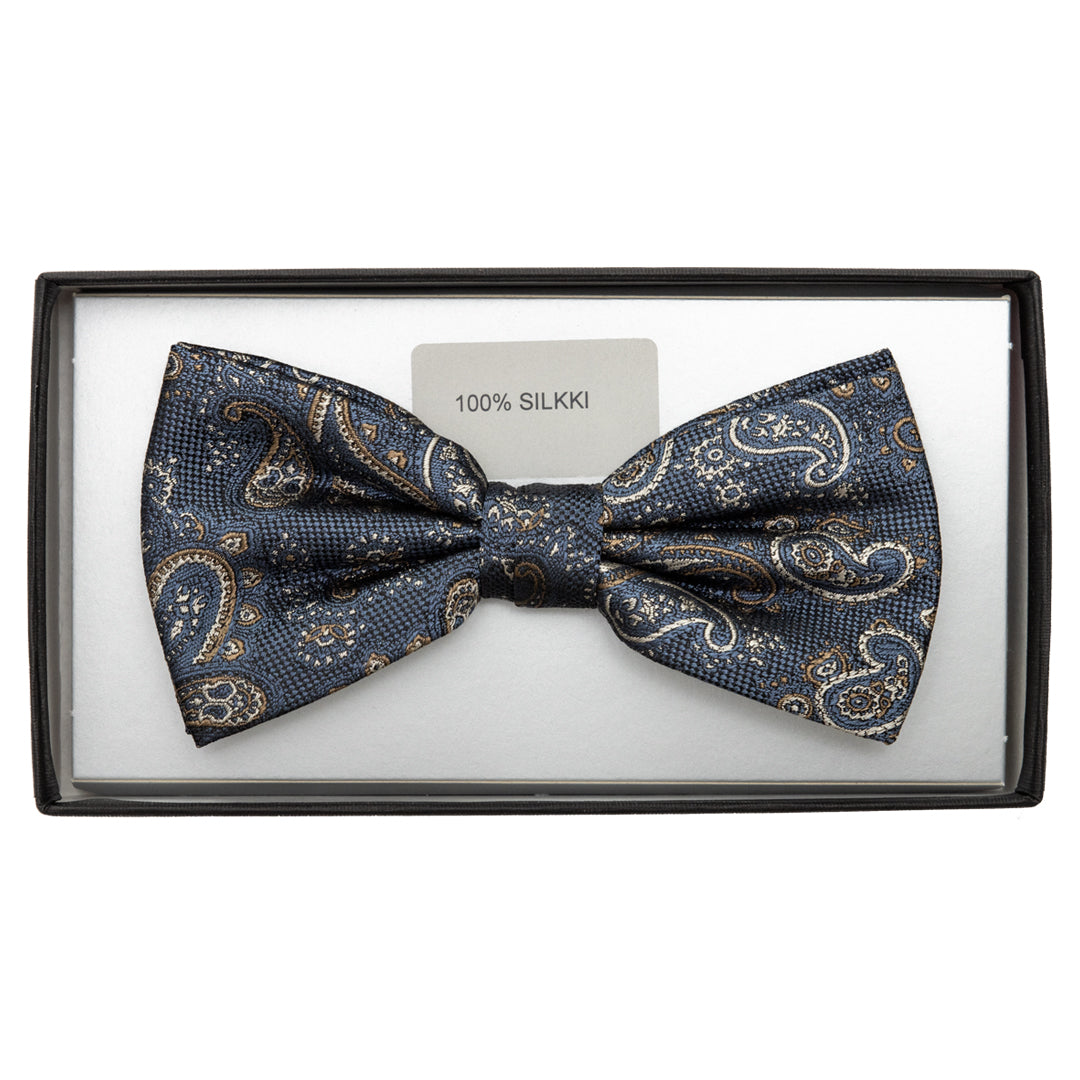 Matex rusetti silkki, sini-ruskea kuosi