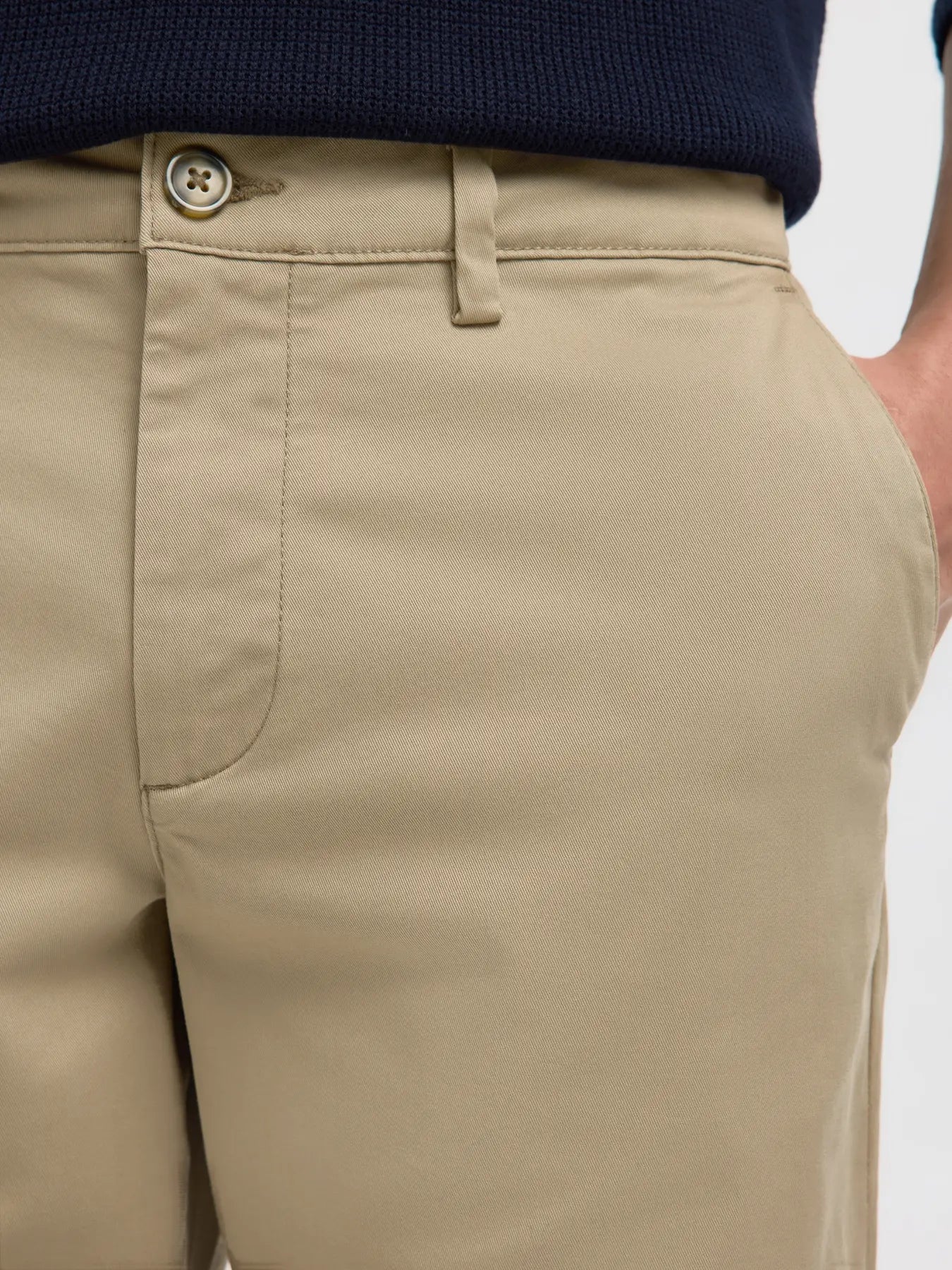 Selected miesten chinot SLM196-Straight New Miles Flex Pant Noos, Greige